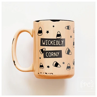 WICKEDLY CORNY - MUG - PRAIRIE CHICK PRINTS