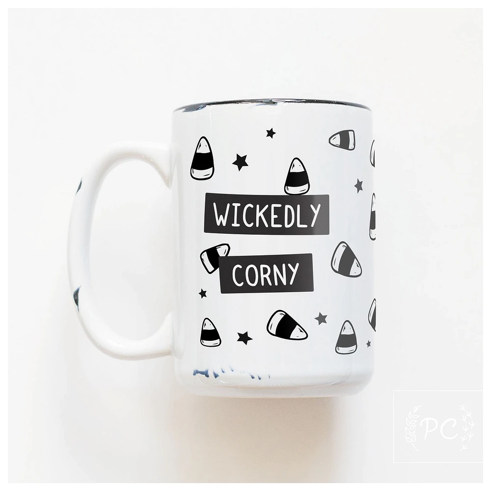 WICKEDLY CORNY - MUG - PRAIRIE CHICK PRINTS