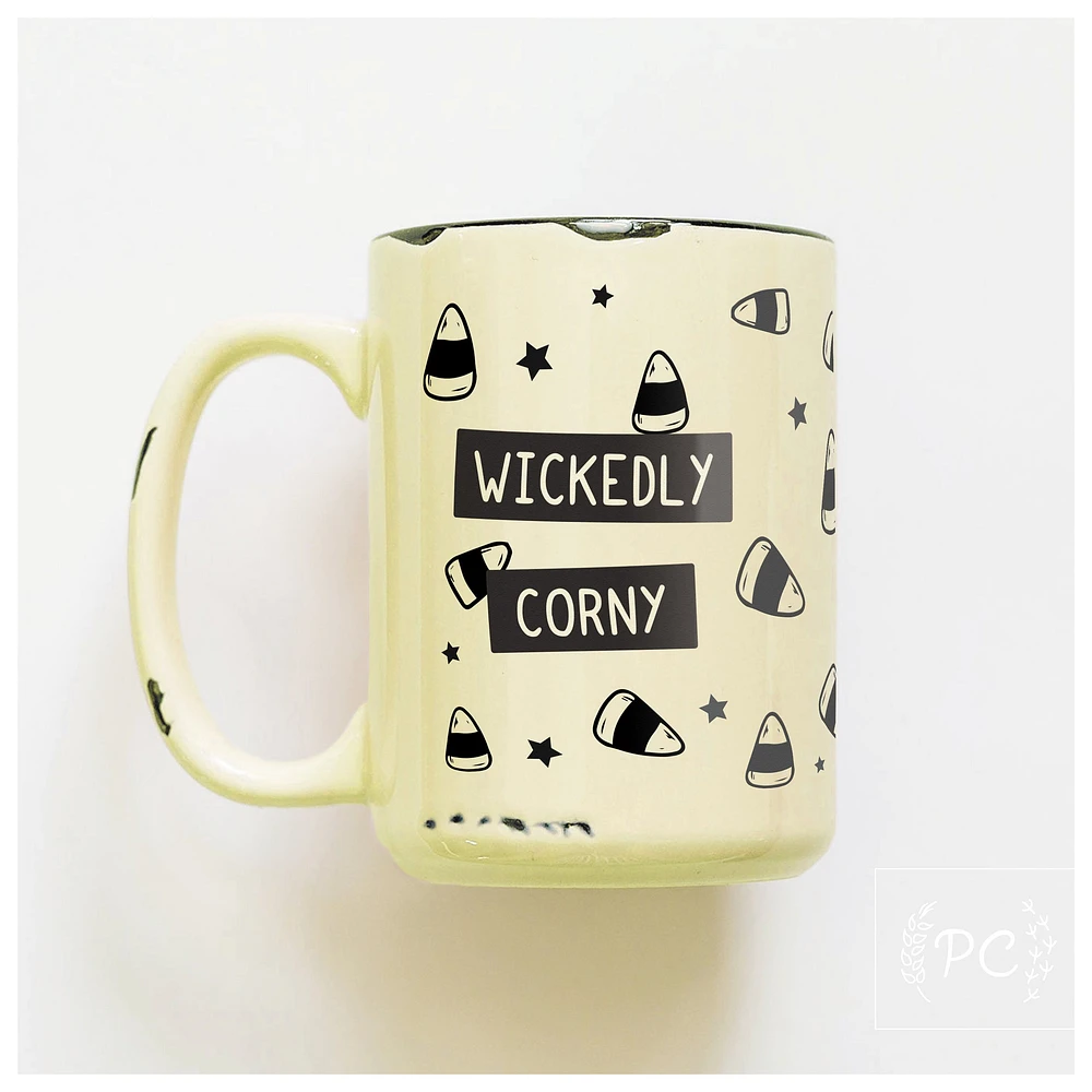 WICKEDLY CORNY - MUG - PRAIRIE CHICK PRINTS