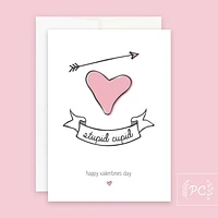 Stupid Cupid Valentines Day / Card - Prairie Chick Prints