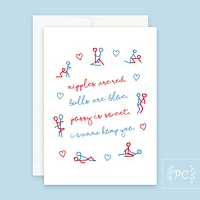 Roses Are Red I Wanna Hump You / Card - Prairie Chick Prints