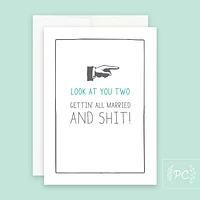 Look At You Two / Married Card - Prairie Chick Prints