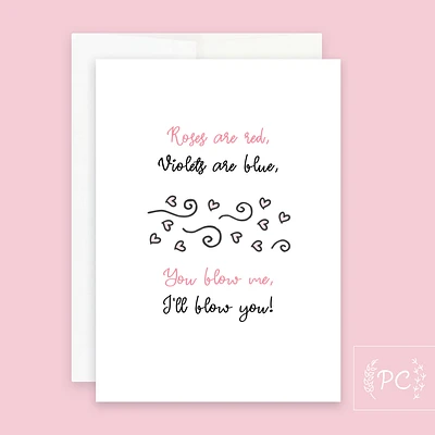 I'll Blow You Card- Prairie Chick Prints