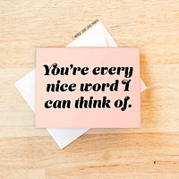 Nice Card - Morse Code Love Prints