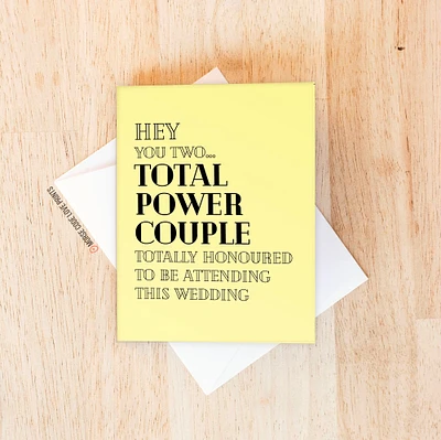 Power Couple Card - Morse Code Love Prints