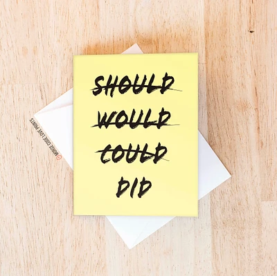 Should Card - Morse Code Love Prints