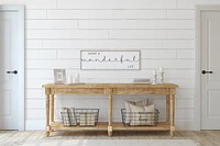 What A Wonderful Life (12x36) Wooden Sign - William Rae Designs