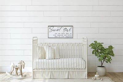 Sweet Girl (12x24) Wooden Sign - William Rae Designs