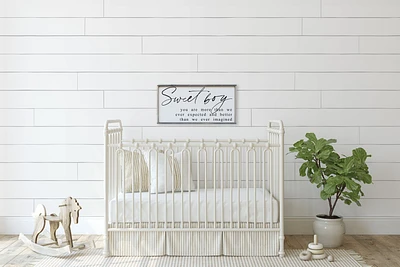 Sweet Boy (12x24) Wooden Sign - William Rae Designs