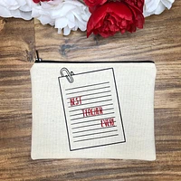Best Teacher Ever Make Up Bag - Love Jupiter