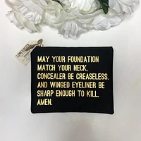 Sharp Enough To Kill Make Up Bag - Love Jupiter