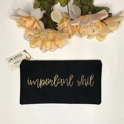 Important Shit Make Up Bag - Love Jupiter