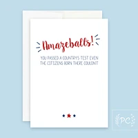 Amazeballs Card - Prairie Chick Prints