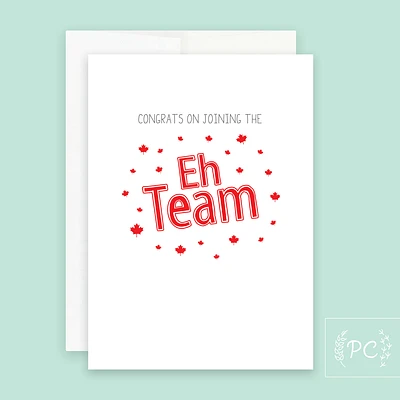 Eh Team Card - Prairie Chick Prints