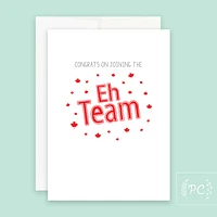 Eh Team Card - Prairie Chick Prints