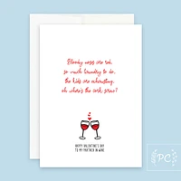 Partner in Wine Card- Prairie Chick Prints