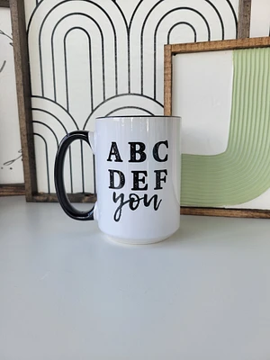 ABCDEF You / 15oz Mug - All Decked Out