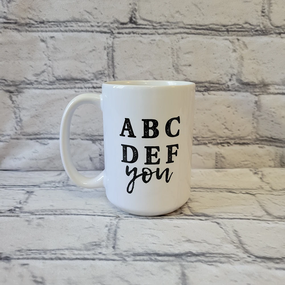 ABCDEF You / 15oz Mug - All Decked Out