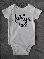 Custom Name Onesie (Style
