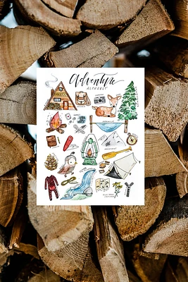 Adventure Alphabet (Print) - Clara Cecilia Design