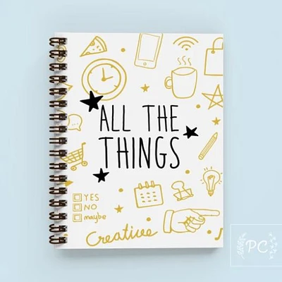 All The Things Notebook - Prairie Chick Prints