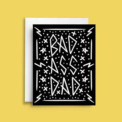 Bad Ass Dad / Card - Natasia Makes