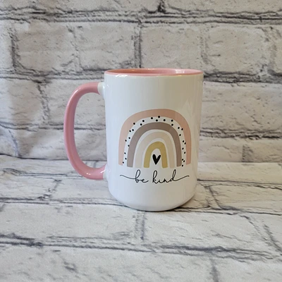 Be Kind Rainbow / 15oz Mug - All Decked Out