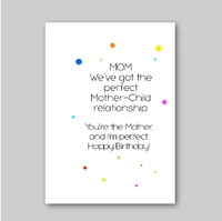 Birthday Mom Card - What She Said Creatives