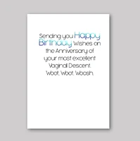 Birthday Woosh Card - What She Said Creatives