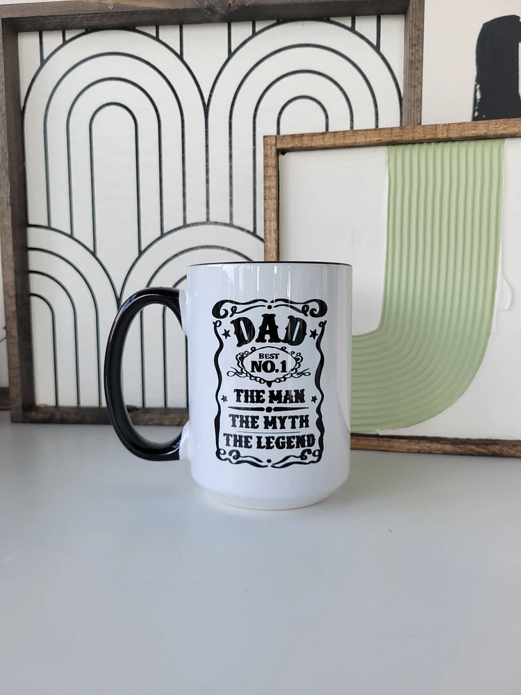 Dad No.1 The Legend / 15oz Mug - All Decked Out