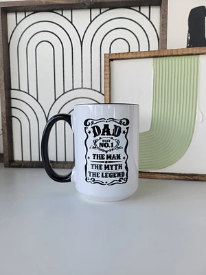 Dad No.1 The Legend / 15oz Mug - All Decked Out