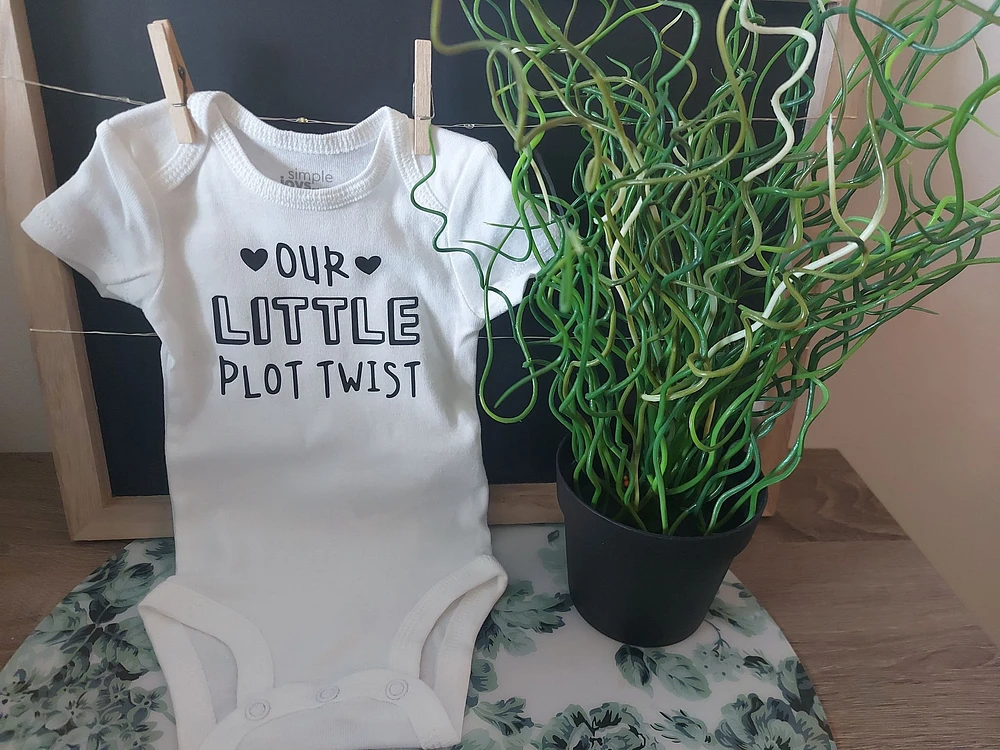 Our Little Plot Twist Onesie - All Decked Out Events