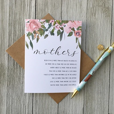 Mothers Card - Loft Designs Canada