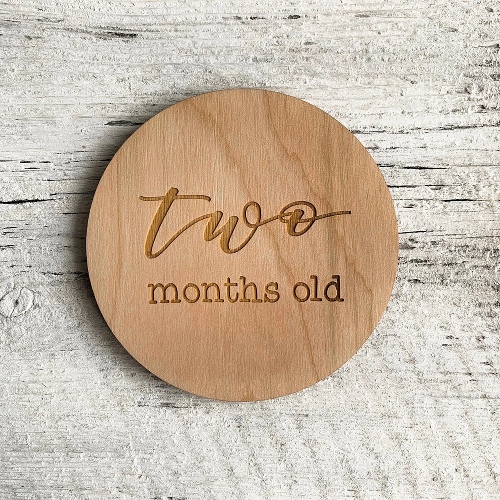 Baby Milestone Plaque - Etch'd Designs