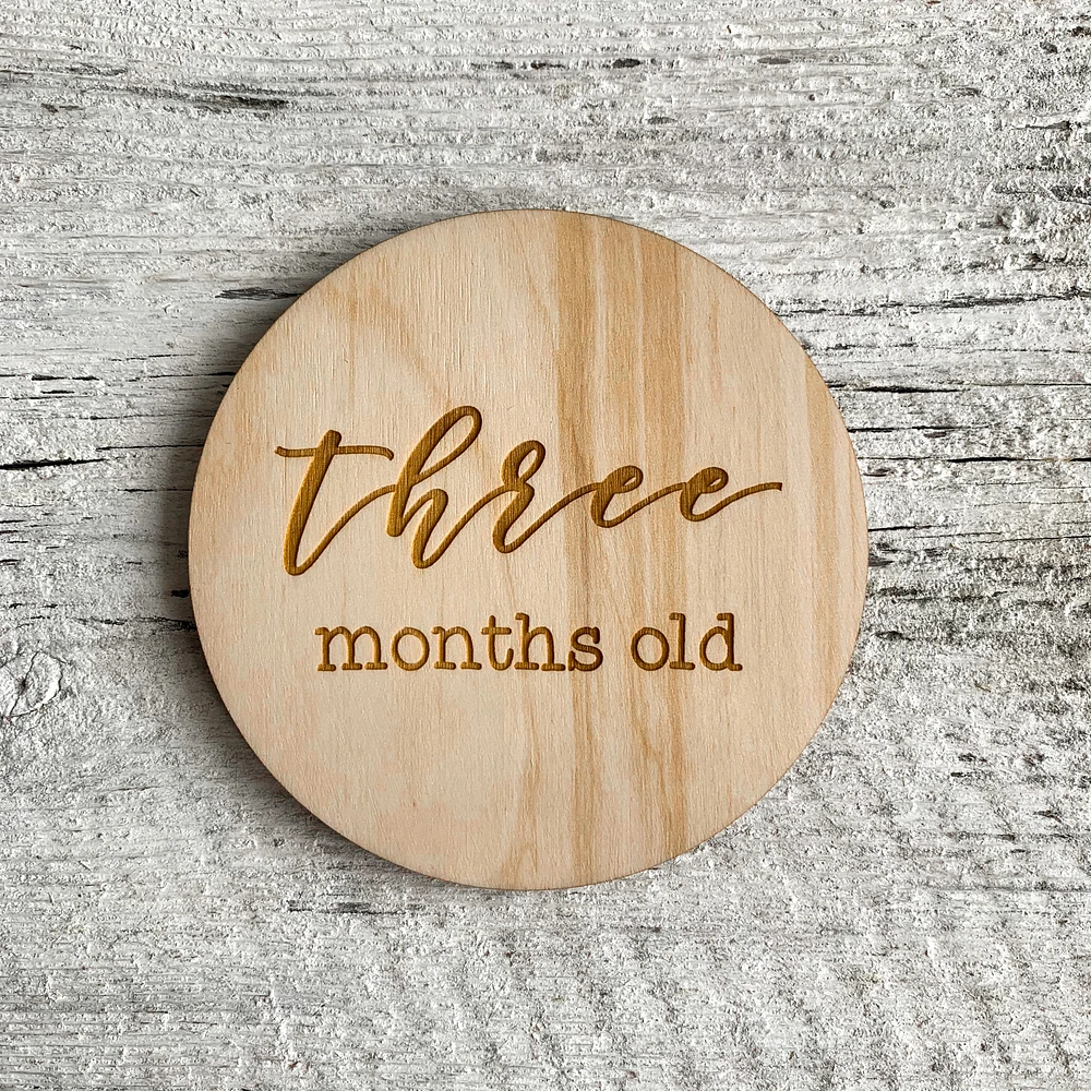 Baby Milestone Plaque - Etch'd Designs