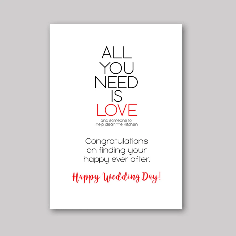 All Need Love Card - What She Said Creatives