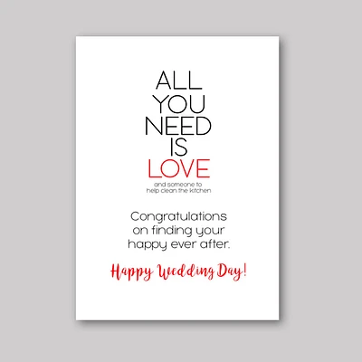 All Need Love Card - What She Said Creatives