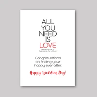All Need Love Card - What She Said Creatives