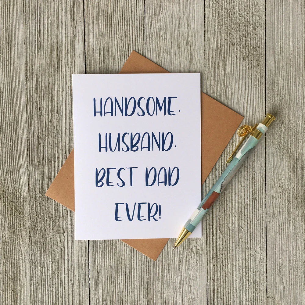 Best Dad Ever Card - Loft Designs Canada
