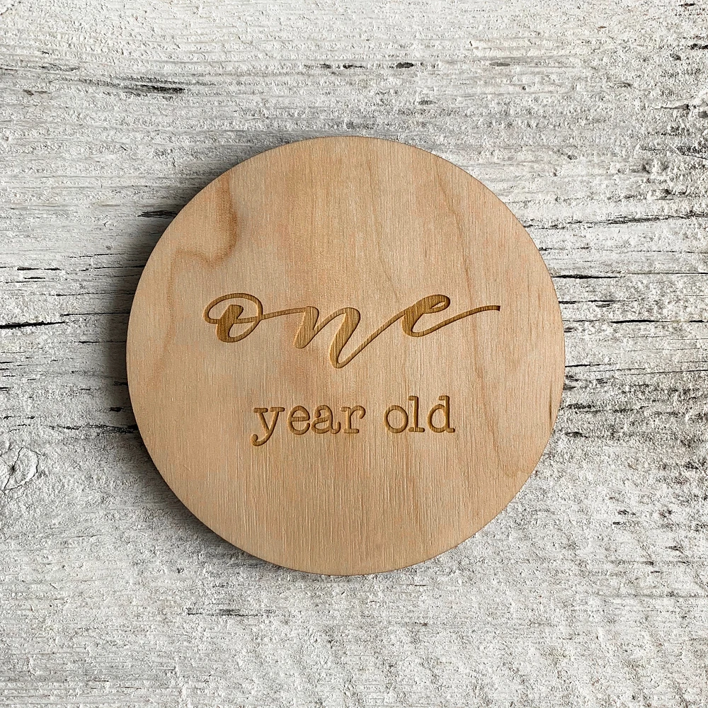 Baby Milestone Plaque - Etch'd Designs