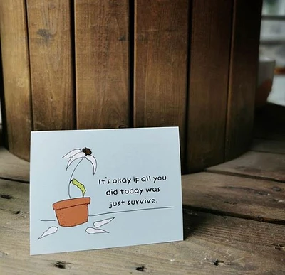 Survive Card - Morse Code Love Prints
