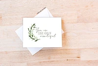 Wonderful Card - Morse Code Love Prints