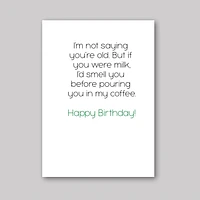 Spoiled Milk Card - What She Said Creatives