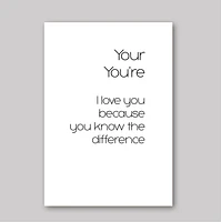 Grammar Love Card - What She Said Creatives