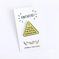 Social Distancing Pin - Prairie Chick Prints