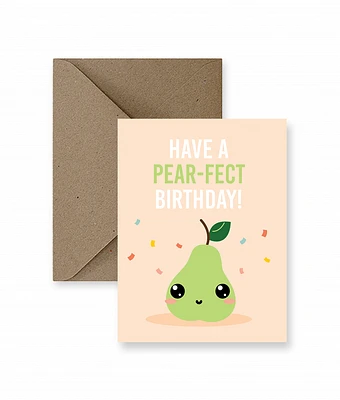 Have A Pear-Fect Birthday Card  - IM Paper