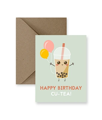 Happy Birthday Cu-Tea Card  - IM Paper