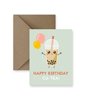 Happy Birthday Cu-Tea Card  - IM Paper