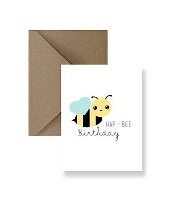 Hap-Bee Birthday Card  - IM Paper