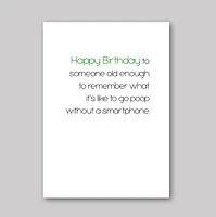 Old Enough Card - What She Said Creatives
